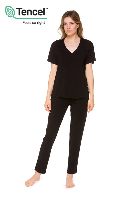 TENCEL®天絲長褲(黑)222T302