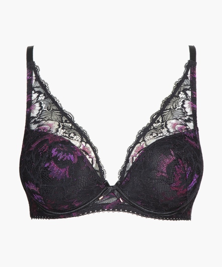 黎明之愛-水滴有襯內衣(黑)