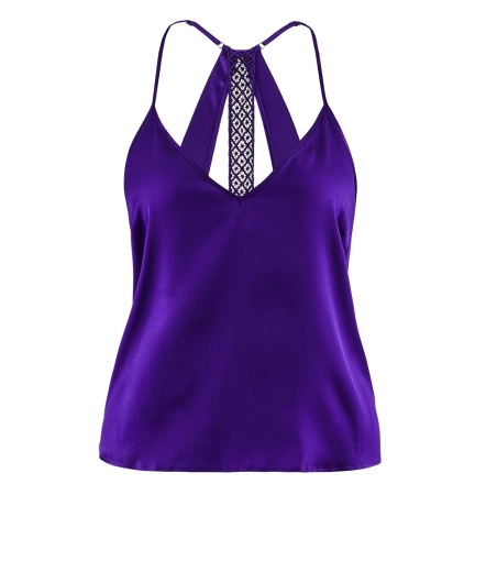 渴望-蠶絲短上衣(紫)