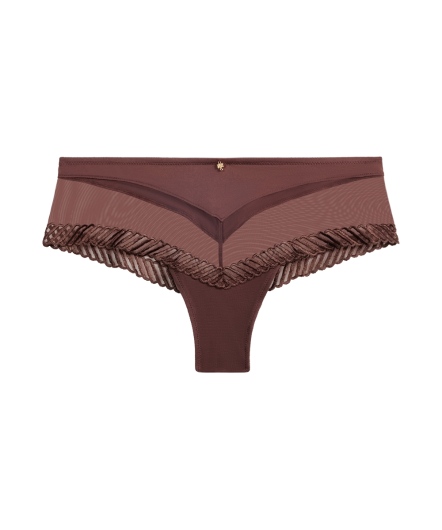 純情-無痕平口褲(棕褐)