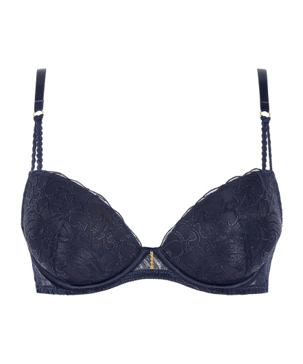 緞韶流芳-立體模襯內衣(深藍)