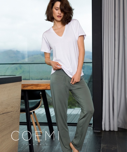 TENCEL®天絲長褲(橄欖綠)222T302