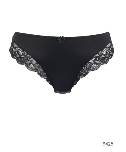 低腰三角褲(黑)9425