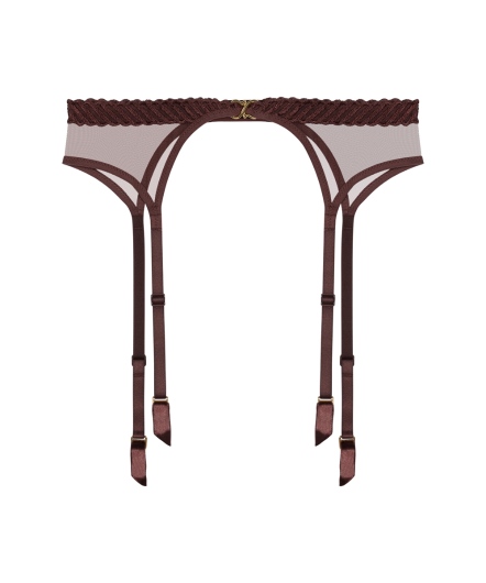 純情-吊襪帶(棕褐)