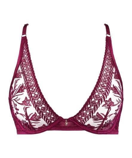 魅力魔咒-水滴無襯內衣(緋紅)