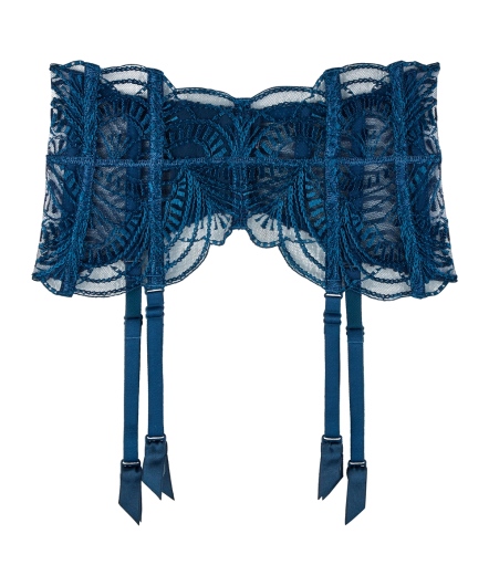 異域情調-吊襪帶(深青)