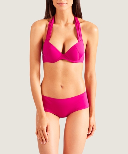 甜蜜的夢-寬版三角泳褲(桃紅)