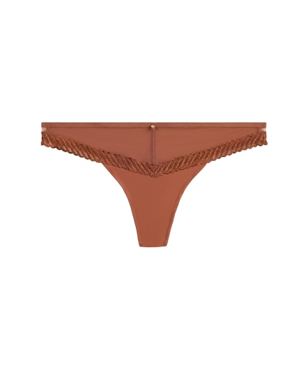 純情-無痕丁字褲(焦糖)