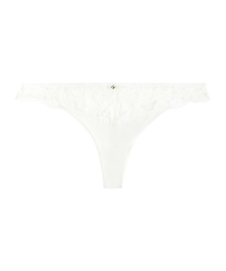 愛之吻-蕾絲丁字褲(牙白)