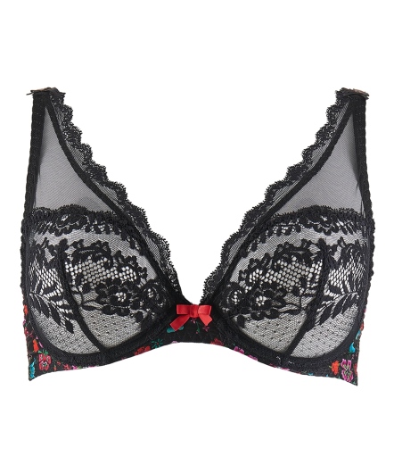 魅夜情挑-水滴無襯內衣(黑)