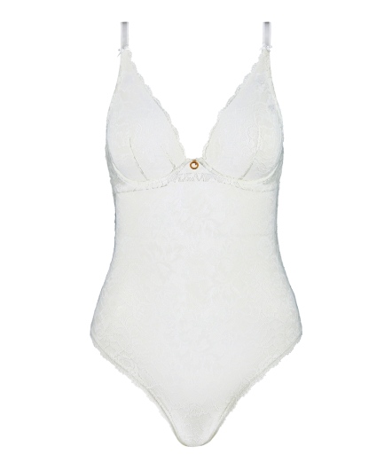 摯愛玫瑰-連身BODY(牙白)