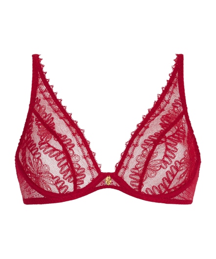 愛的秘密-水滴無襯內衣(櫻桃紅)