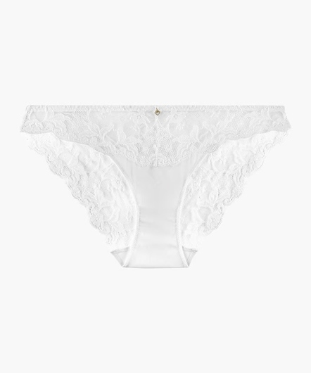愛之吻-蕾絲三角褲(牙白)