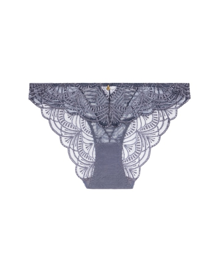 異域情調-蕾絲三角褲(藍灰)