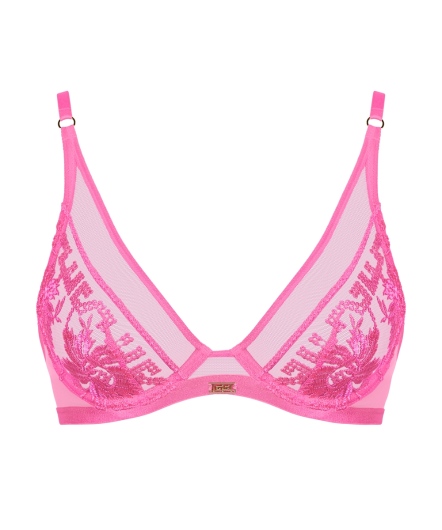 吸引力-水滴無襯內衣(亮粉紅)