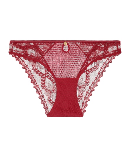 愛的秘密-蕾絲三角褲(櫻桃紅)