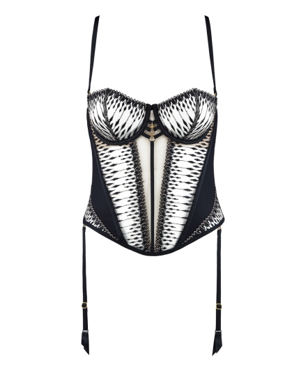 女巫之吻－連身馬甲(黑)