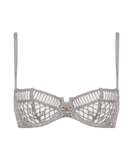 星塵織夢-半罩無襯內衣(宇宙銀)