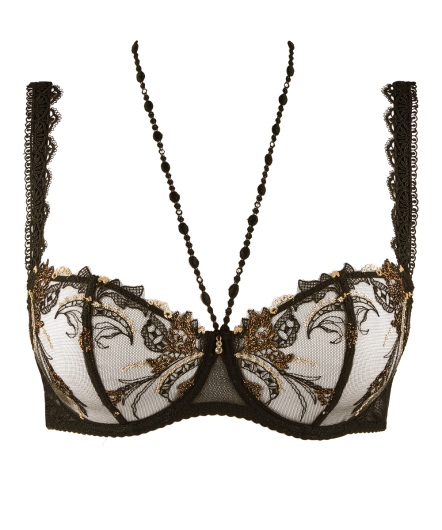 臻愛-半罩無襯內衣(黑)