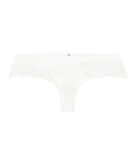 愛之吻-蕾絲平口褲(牙白)