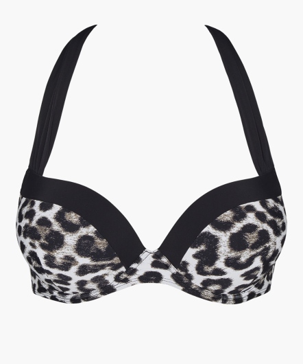 狂野-鋼圈泳衣(豹紋)