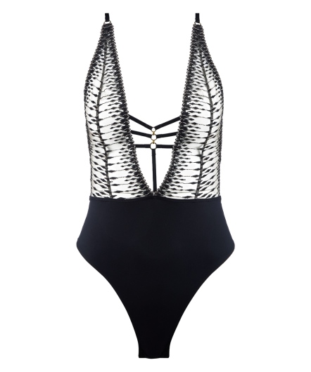 女巫之吻-連身BODY(黑)