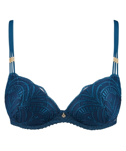 異域情調-立體模襯內衣(深青)