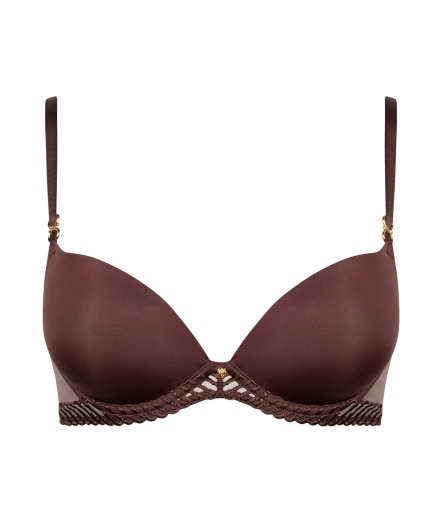 純情-立體模襯內衣(棕褐)
