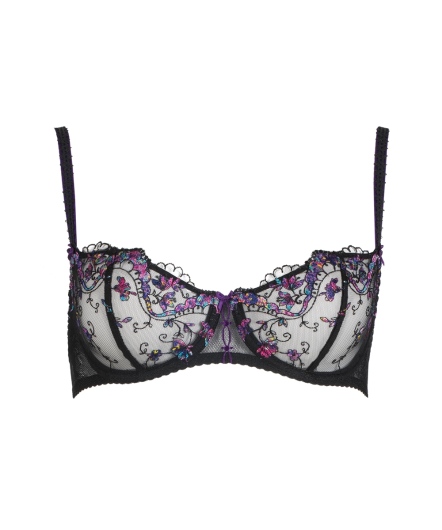 浪漫的女人-半罩無襯內衣(黑)