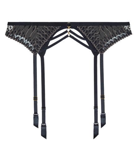 女巫之吻-吊襪帶(黑)