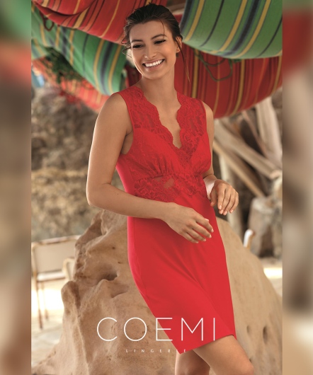 莫代爾背心短洋裝(紅)202C101