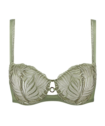 奇異天堂-半罩無襯內衣(綠)