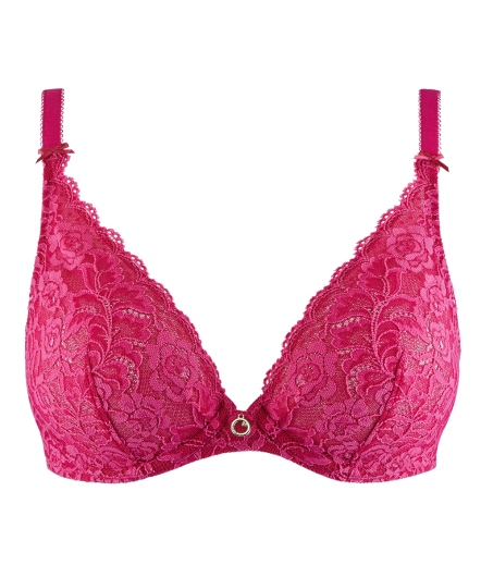 玫瑰物語-水滴無襯內衣(桃紅)