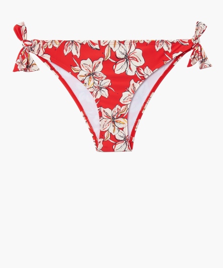 夏日香氣-三角泳褲(橙紅)