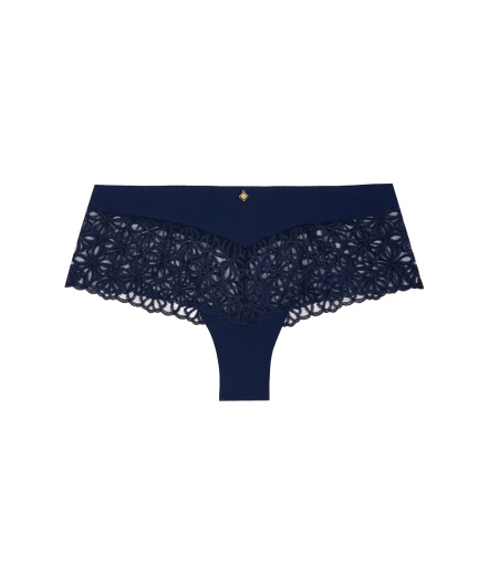 秘密回憶-蕾絲平口褲(海軍藍)