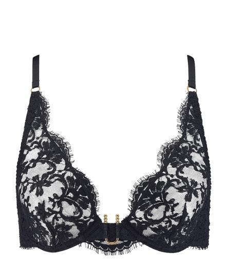 魅影-水滴無襯內衣(黑)