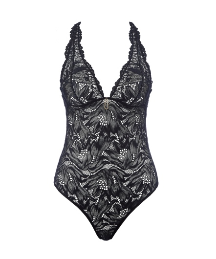 朵朵情意-連身BODY(黑)