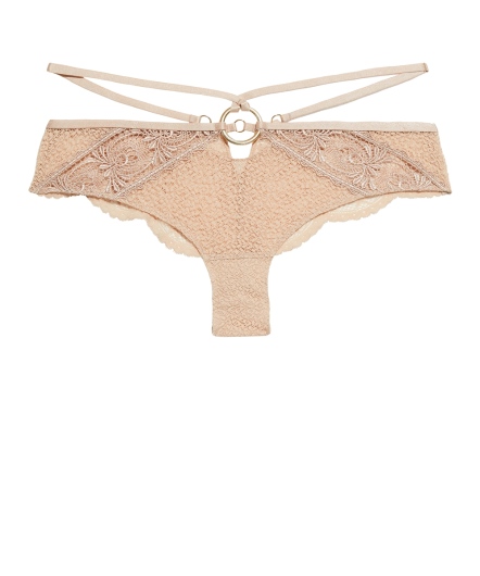 綺麗風情-蕾絲三角褲(膚)