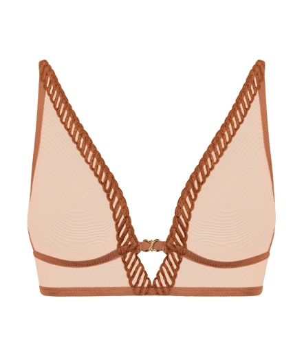 純情-無鋼圈內衣(焦糖)